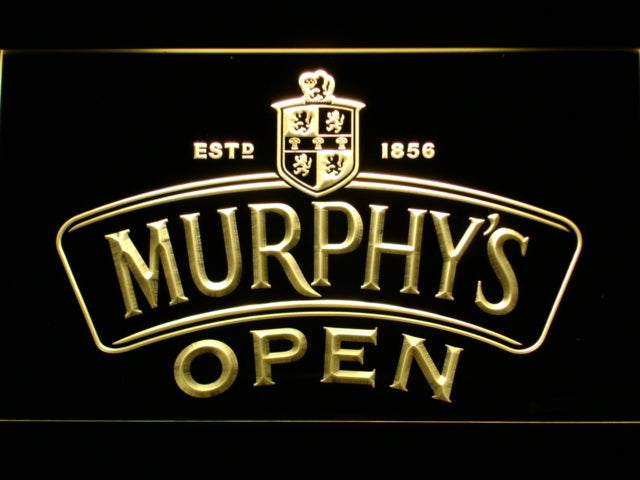 FREE Murphy's Open LED Sign - Yellow - TheLedHeroes