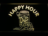 Duff Happy Hour (2) LED Neon Sign USB -  - TheLedHeroes