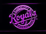 Kansas City Royals (10) LED Neon Sign USB - Purple - TheLedHeroes