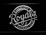 Kansas City Royals (10) LED Neon Sign USB - White - TheLedHeroes