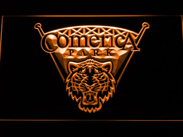 Detroit Tigers Comerica Park LED Neon Sign USB - Orange - TheLedHeroes
