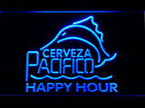 Cerveza Pacifico Happy Hour LED Neon Sign USB - Blue - TheLedHeroes