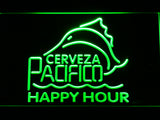 FREE Cerveza Pacifico Happy Hour LED Sign - Green - TheLedHeroes