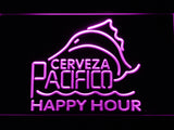 FREE Cerveza Pacifico Happy Hour LED Sign - Purple - TheLedHeroes