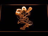 Detroit Tigers (6) LED Neon Sign USB - Orange - TheLedHeroes