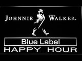 Johnnie Walker Blue Label Happy Hour LED Neon Sign USB - White - TheLedHeroes