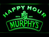 Murphy's Happy Hour LED Neon Sign Electrical - Green - TheLedHeroes