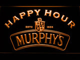 Murphy's Happy Hour LED Neon Sign USB - Orange - TheLedHeroes