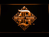 Detroit Tigers (7) LED Neon Sign USB - Orange - TheLedHeroes