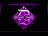 Detroit Tigers (7) LED Neon Sign Electrical - Purple - TheLedHeroes