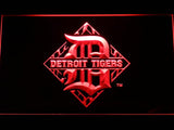 Detroit Tigers (7) LED Neon Sign Electrical - Red - TheLedHeroes