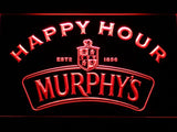 Murphy's Happy Hour LED Neon Sign Electrical - Red - TheLedHeroes