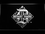 Detroit Tigers (7) LED Neon Sign USB - White - TheLedHeroes