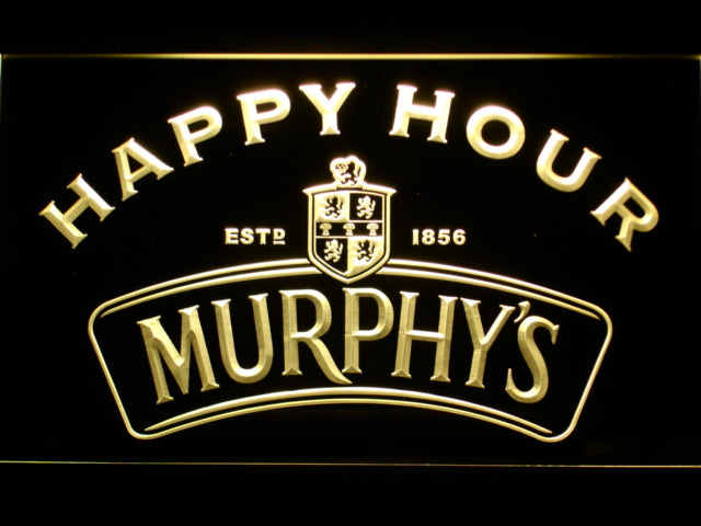 FREE Murphy's Happy Hour LED Sign - Yellow - TheLedHeroes