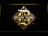 Detroit Tigers (7) LED Neon Sign USB - Yellow - TheLedHeroes