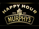 Murphy's Happy Hour LED Neon Sign Electrical - Yellow - TheLedHeroes