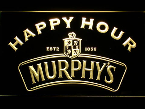 Murphy's Happy Hour LED Neon Sign Electrical - Yellow - TheLedHeroes