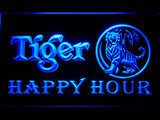 Tiger Happy Hour LED Neon Sign Electrical - Blue - TheLedHeroes