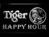 Tiger Happy Hour LED Neon Sign Electrical - White - TheLedHeroes
