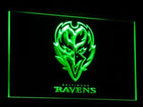 Baltimore Ravens LED Neon Sign USB - Green - TheLedHeroes