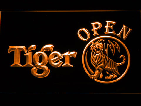 FREE Tiger Open LED Sign - Orange - TheLedHeroes