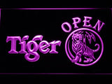 Tiger Open LED Neon Sign USB - Purple - TheLedHeroes