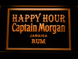 FREE Captain Morgan Jamaica Rum Happy Hour LED Sign - Orange - TheLedHeroes
