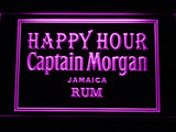 FREE Captain Morgan Jamaica Rum Happy Hour LED Sign - Purple - TheLedHeroes