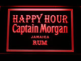 FREE Captain Morgan Jamaica Rum Happy Hour LED Sign - Red - TheLedHeroes