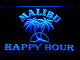 Malibu Happy Hour LED Neon Sign USB - Blue - TheLedHeroes
