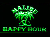 FREE Malibu Happy Hour LED Sign - Green - TheLedHeroes