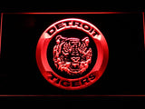 Detroit Tigers (12) LED Neon Sign USB - Red - TheLedHeroes