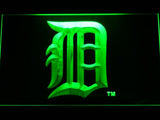 Detroit Tigers (13) LED Neon Sign USB - Green - TheLedHeroes