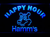 Hamm's Happy Hour LED Neon Sign Electrical - Blue - TheLedHeroes