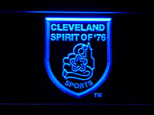 Cleveland Indians Spirit of 76' LED Neon Sign USB - Blue - TheLedHeroes