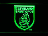 Cleveland Indians Spirit of 76' LED Neon Sign USB - Green - TheLedHeroes