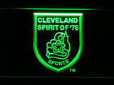 FREE Cleveland Indians Spirit of 76' LED Sign - Green - TheLedHeroes