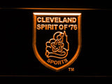Cleveland Indians Spirit of 76' LED Neon Sign Electrical - Orange - TheLedHeroes