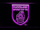 Cleveland Indians Spirit of 76' LED Neon Sign USB - Purple - TheLedHeroes