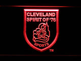 Cleveland Indians Spirit of 76' LED Neon Sign USB - Red - TheLedHeroes