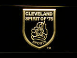 Cleveland Indians Spirit of 76' LED Neon Sign Electrical - Yellow - TheLedHeroes
