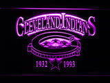Cleveland Indians (4) LED Neon Sign USB - Purple - TheLedHeroes