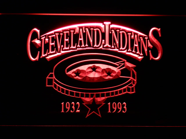 FREE Cleveland Indians (4) LED Sign - Red - TheLedHeroes