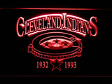 Cleveland Indians (4) LED Neon Sign USB - Red - TheLedHeroes