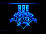 Cleveland Indians Jacob Fiel Anniversary LED Neon Sign USB - Blue - TheLedHeroes
