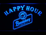 Bundaberg Happy Hour LED Neon Sign Electrical - Blue - TheLedHeroes