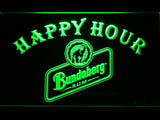 Bundaberg Happy Hour LED Neon Sign USB - Green - TheLedHeroes