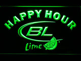 Bud Light Lime Happy Hour LED Neon Sign Electrical - Green - TheLedHeroes