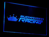 Budweiser Racing LED Neon Sign Electrical - Blue - TheLedHeroes