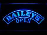 Baileys Open LED Neon Sign USB - Blue - TheLedHeroes